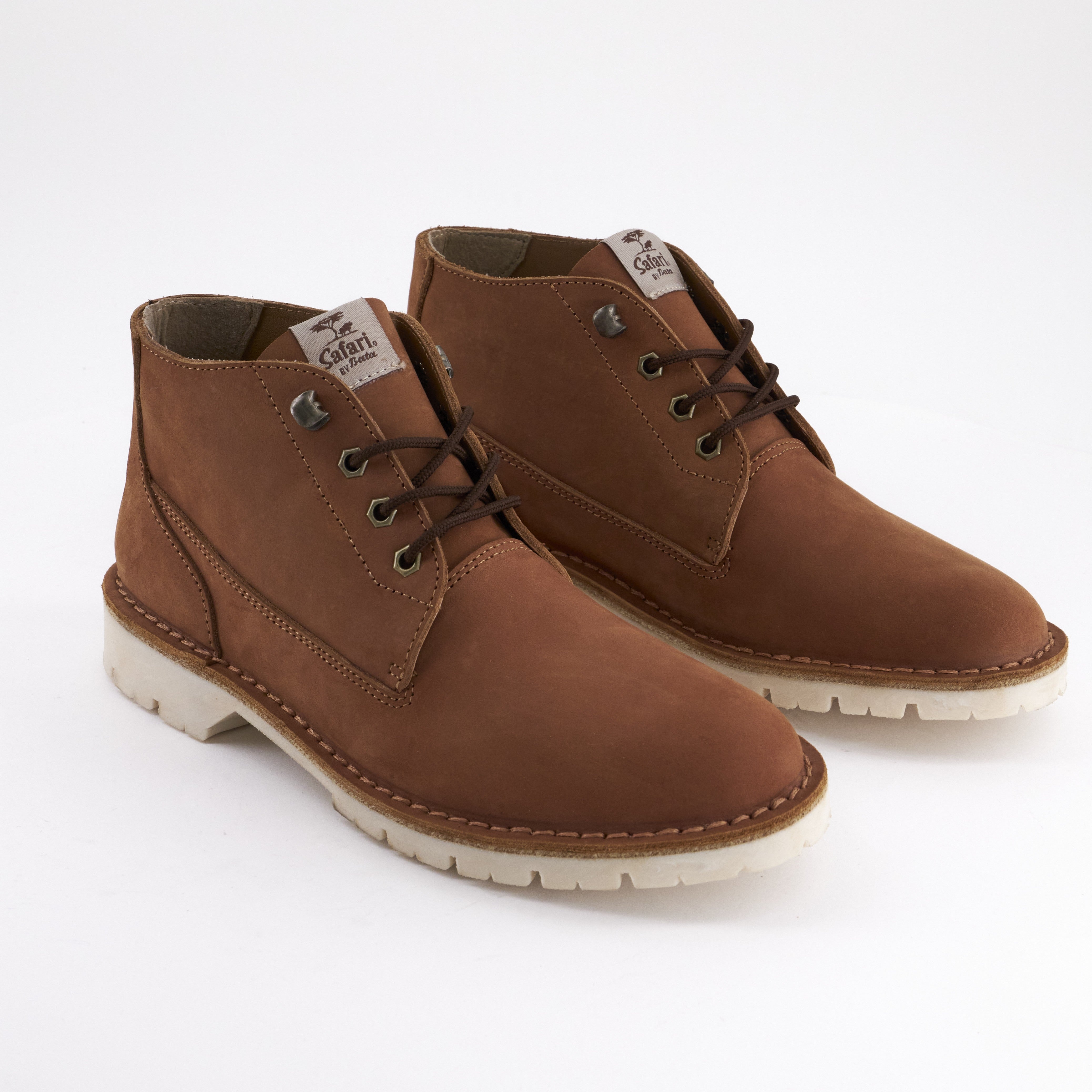 Mens Orange Boot in Tan